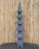 Product image 1 of the product “Japanese style Garden Lantern, made from Andesit Stone. Multipart. 150 cm Height, Roof is 35 cm width. ”